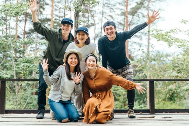 集合写真から自分だけ切り出し before