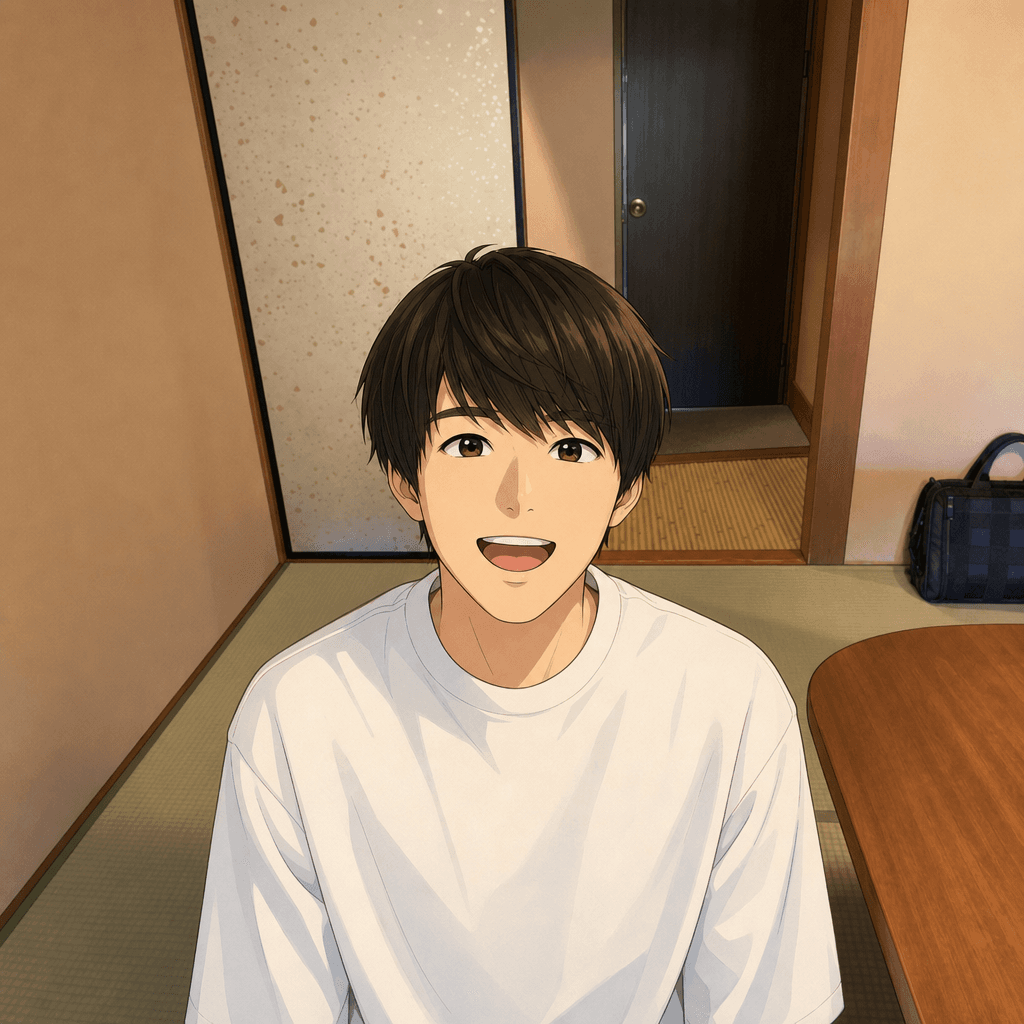 PhotoAIで仕上げたソロ写真（イラスト化）